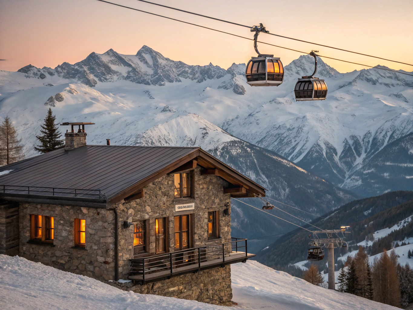 Winter landscape in Aspen